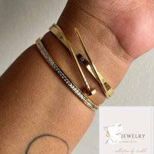 Estelle Gold Bangle Set