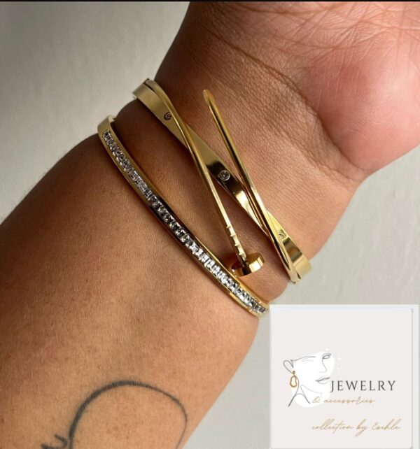 Estelle Gold Bangle Set