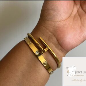 Estelle Gold Bangle Set